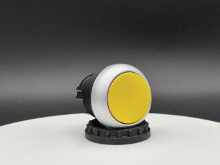 Головка кнопки с фиксацией, цвет желтый