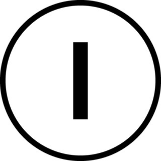 Головка кнопки с фиксации, цвет белый с обозначение O