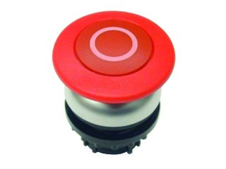 Головка кнопки грибовидная, без фиксации, цвет красный