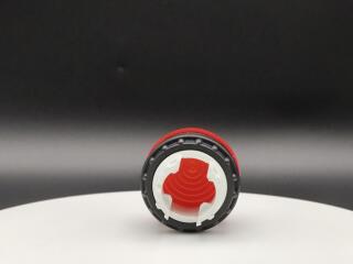 Сигнальная лампа, выступающая коническая, цвет красный