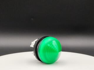 Сигнальная лампа, выступающая коническая, цвет зеленый
