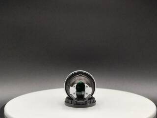 Переключатель с поворотной ручкой 2-х позиционный 60⁰, c фиксацией, цвет зеленый с подсветкой