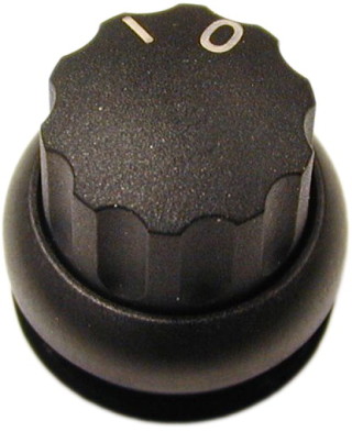 Управляющая головка переключателя без фиксации, черное лицевое кольцо