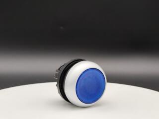 Головка кнопки с подсветкой, цвет синий, изменение ф-ии с фиксацией/без фиксации