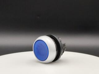 Головка кнопки с подсветкой, цвет синий, изменение ф-ии с фиксацией/без фиксации