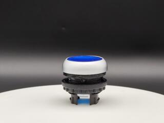 Головка кнопки с подсветкой, цвет синий, изменение ф-ии с фиксацией/без фиксации