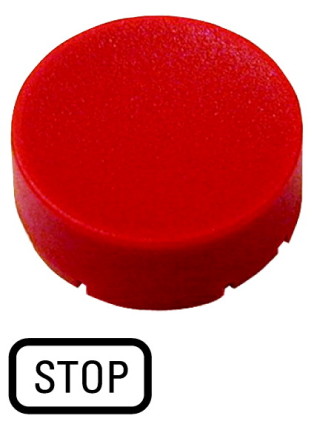Кнопочный шильдик , выступающий красные , СТОП
