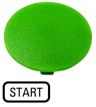 Кнопочный шильдик, грибовидный зеленый СНВ