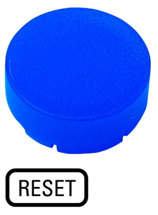 Линза для кнопок с подсветкой , выступающая синяя , ВОЗВРАТ