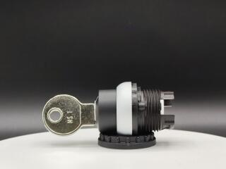 Переключатель с ключом 2х-позиционный 60⁰, с фиксацией, ключ вынимается в положении 0