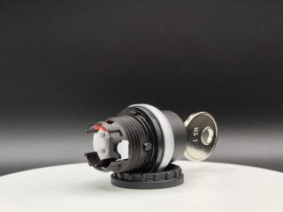 Переключатель с ключом 2х-позиционный 60⁰, с фиксацией, ключ вынимается в положении 0