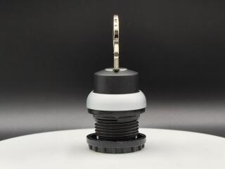 Переключатель с ключом 2х-позиционный 60⁰, с фиксацией, ключ вынимается в положении 0