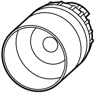 Кнопка без контактной поверхности c защитным кольцом