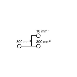 Проходная клемма WPD 133 1X300/1X300 BL