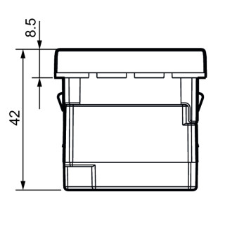 Компон. соединит. разъемов IE-FCI-PWB-2USB-A-5V