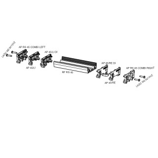 Монтажная планка PF RS 45 OR 2000MM