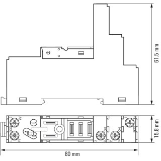 Релейный цоколь SDI 1CO