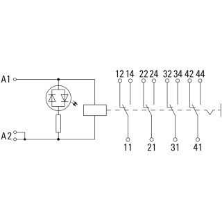 Реле безопасности RCMKIT 24VAC 4CO LED RT