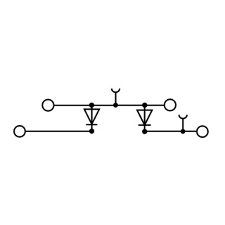 Клемма с электронными компо WDK 2.5 2D 1.A