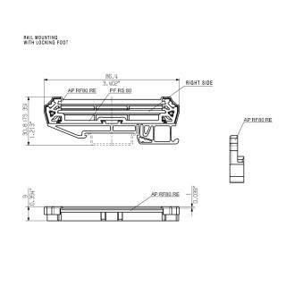 Корпуса для электроники AP RF 80 RE 2025