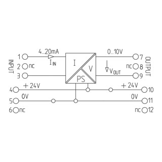 Измерительный мостовой прео WAS5 CVC 4-20mA/0-10V