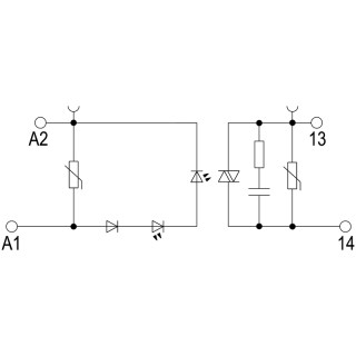 Оптоэлектрон. датчик TOS 12VDC/230VAC 0,1A