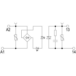 Оптоэлектрон. датчик TOS 48-60VAC/230VAC 0,1A