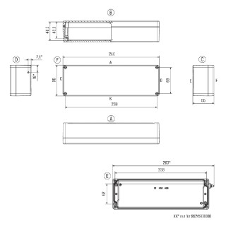 Корпус KLIPPON K32 RAL7001