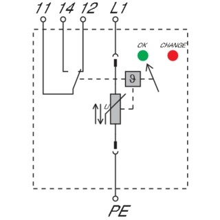 SPD II 1 R 280V/50KA