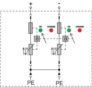 SPD II 2 PV 1000VDC