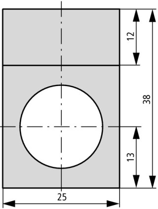 Держатель шильдика , знак  , 0