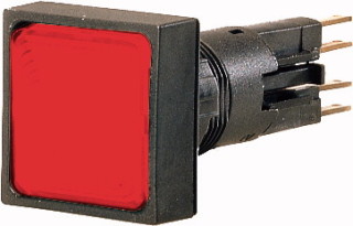 Световой индикатор , выступающий , цвет красный,  Лампа накаливания, 24 В