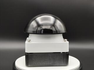 Выключатель, управлямый ногой или ладонью без фиксации, 1З+1Р, цвет колпачка черный