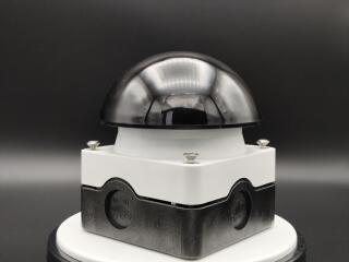 Выключатель, управлямый ногой или ладонью без фиксации, 1З+1Р, цвет колпачка черный