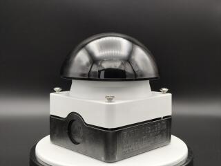 Выключатель, управлямый ногой или ладонью без фиксации, 1З+1Р, цвет колпачка черный