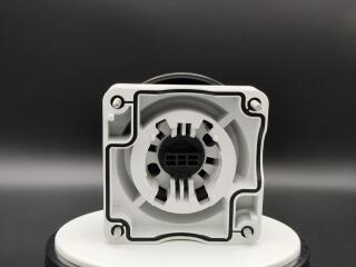 Выключатель, управлямый ногой или ладонью без фиксации, 1З+1Р, цвет колпачка черный