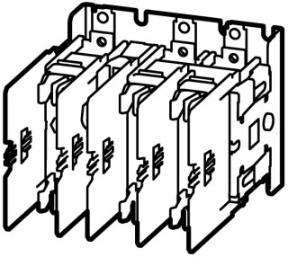 Выключатель-разъединитель-предохранитель, плавкая вставка DIN, типоразмер 00, 3Р, 40А
