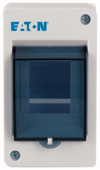 Компактный пластиковый кожух, IP30, 3 модуля, прозрачная дверца