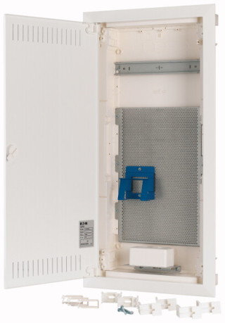 Компактный щит медиа, встраиваемое исполнение (полые стены), 4 ряда, 48 модулей, стальная дверь