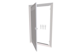 Комплект дверь+наличник, цвет RAL по запросу, проектная форма поставки, 3 ряда