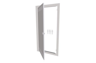 Комплект дверь+наличник, цвет RAL по запросу, проектная форма поставки, 4 ряда