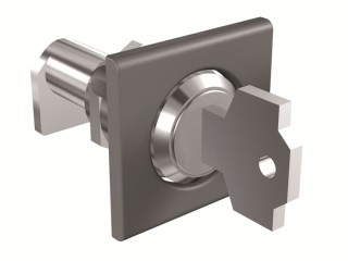 Блокировка замком с ключом в положениях вкачен/тест/выкачен KLP-S одинаковые ключи N.20006 E1.2  1-й ключ