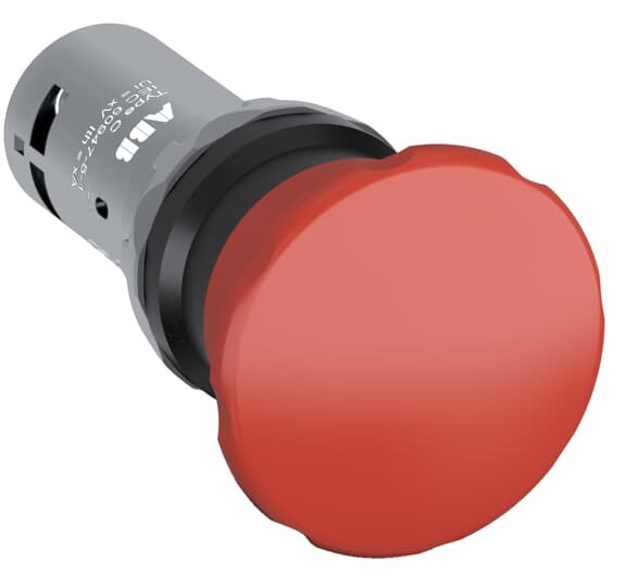 1SFA619126R1071 Кнопка CPM3-10R-11 грибовидная красная