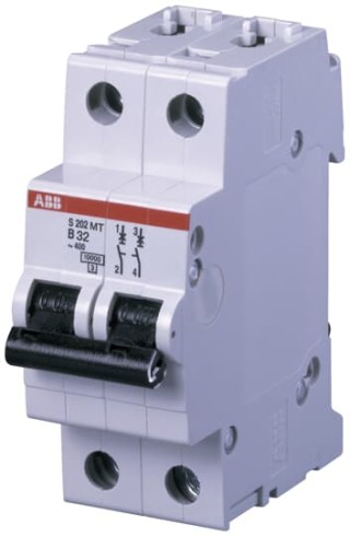 Автоматический выключатель 2-полюсной S202MT-C1