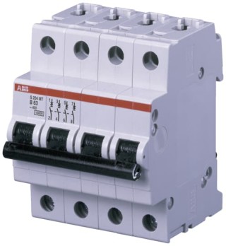 Автоматический выключатель 4-полюсной S204MT-D1