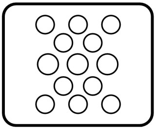 Фланец с пеноризиной 10xM16 , 3xM20 , ВхШхД = 116x142x23 мм