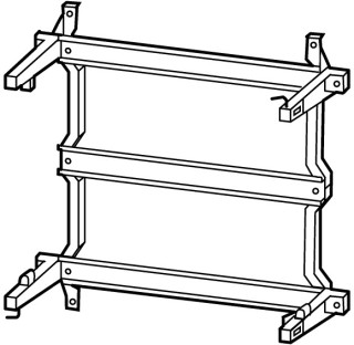 Система для установки модульной техники, 3x9TE