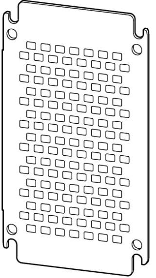 Монтажная плата, ШхВ = 400x400 мм