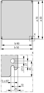 Монтажная плата, ШхВ = 500x600 мм