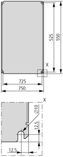 Монтажная плата, ШхВ = 800x600 мм